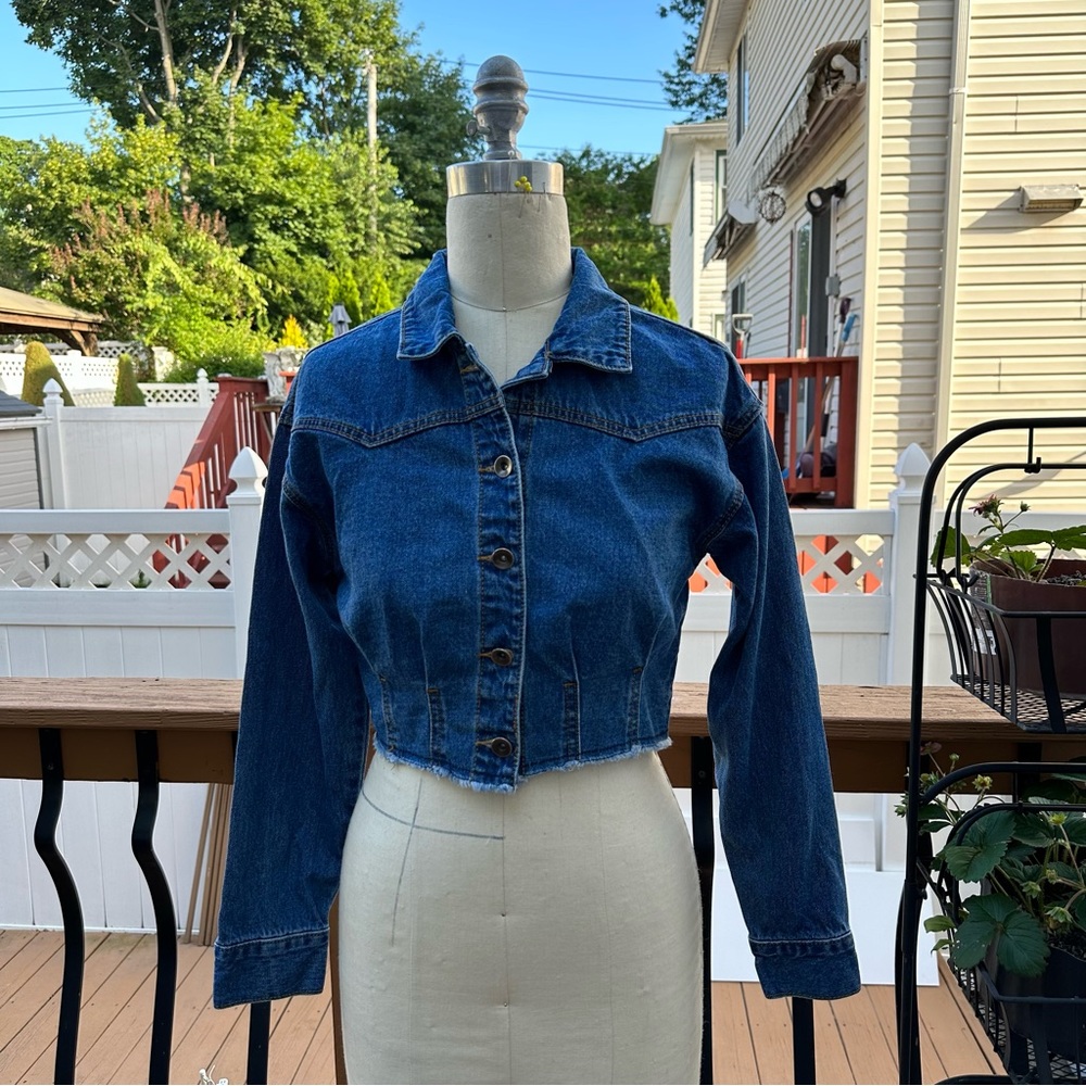 Cropped Denim Jacket